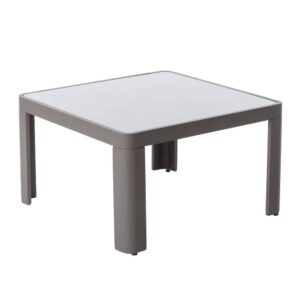 Mesa de Centro Stella | Aluminio Chateau para Exterior - 70x70 cm