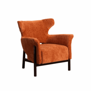 Sillón Melecotón Tejido 100% Poliéster y Madera de Caucho 73x72x77 cm