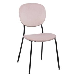 Silla Rosa DM-Metal 45,5x53,5x82,5 cm, Patas de Hierro, 110kg