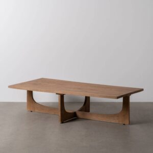 Mesa de Centro Natural de Madera de Mango 152x76x36 cm