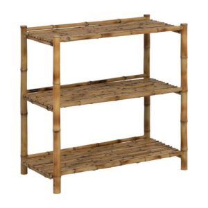 Estantería Natural de Bambú 80 cm - Diseño Eco-Friendly y Elegante para Organizar tu Hogar