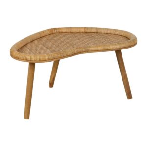 Mesa de Centro Natural de Ratán de 37 cm - Diseño Elegante y Sostenible para tu Hogar