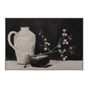 Cuadro Bodegón Impreso en Lienzo Elegante 120x80 cm - Decoración Clásica para Salones y Comedores