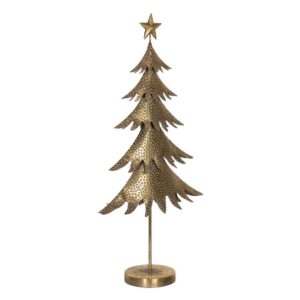 Figura de Árbol Dorado de Metal para Decoración - 92 cm, Elegante y Moderno, Ideal para el Hogar y Oficina