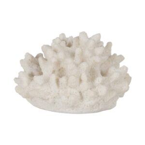 Pack de 2 Lámparas de Mesa Coral en Arenisca Estilizadas - LED, 70 Horas de Batería, Diseño Moderno (8,8 cm)