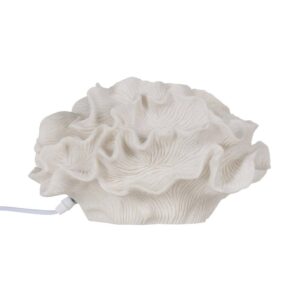 Lámpara de Mesa Coral en Arenisca para Decoración de Interiores - 17,8 cm, E14, 220-240V, Cable de 180 cm