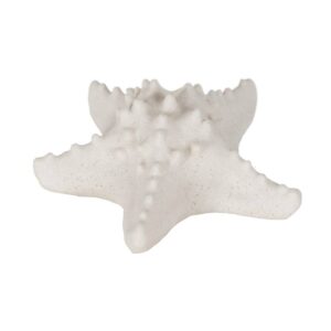 Pack de 2 Lámparas de Mesa Estrella LED en Arenisca Decorativa - Diseño Compacto de 6,5 cm, Batería de 70 Horas (3 x AAA No Incluidas)