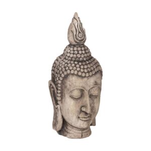 Escultura Decorativa de Buda en Fibra de Magnesio para Exterior - 54 cm