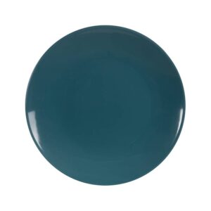 Plato Llano Azul de Stoneware de 26 cm - Elegante y Práctico para Cocina, Apto para Lavavajillas y Microondas