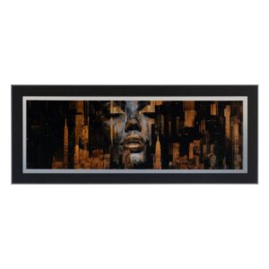 Cuadro Decorativo Rectangular en Aluminio de 125 cm - Elegancia Moderna para Paredes Grandes