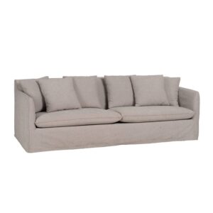 Sofá Taupe Amplio Desenfundable 237 cm - Elegancia y Comodidad para tu Salón