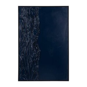 Cuadro Relieve Lienzo Decoración 83 x 123 cm con Marco PS y Colgador