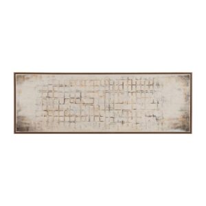 Cuadro Decorativo Textura en Lienzo 153 x 53 cm con Marco PS y Colgador