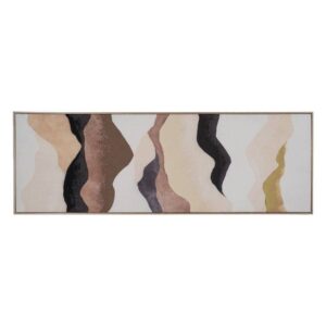 Cuadro de Impresión Texturizada con Marco de Poliestireno 50x3,8x150 cm