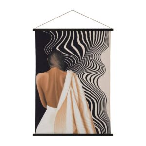 Tapiz Mujer Tejido Cuerda de Cáñamo 90 x 1,70 x 120 cm