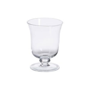 Copa Decorativa de Cristal Transparente 14x14x18 cm - Modelo Febrero 2025