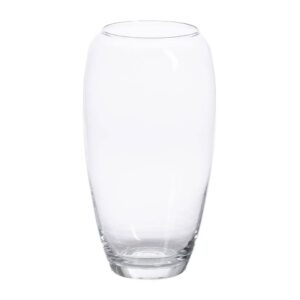 Jarrón Decorativo de Cristal Transparente 16,5 x 16,5 x 30 cm