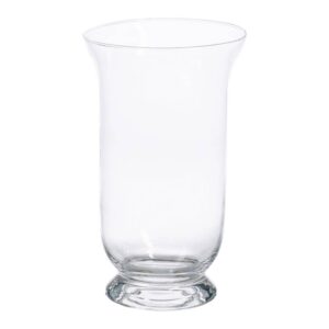 Jarrón Decorativo de Cristal Transparente 18x18x30 cm - Modelo Febrero 2025