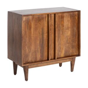 Mueble Recibidor de Madera de Mango Marrón 90x40x86 cm