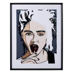 Cuadro Impresión Madonna 63 x 80 cm - Madera y Cristal, Sin Sujeción