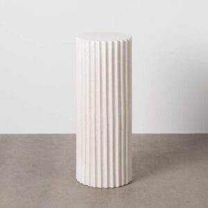 Peana Blanco DM 30x30x80 cm - Sin Montaje