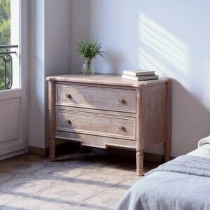 Mueble Auxiliar de Madera de Abeto Marrón Claro 80x45x60 cm