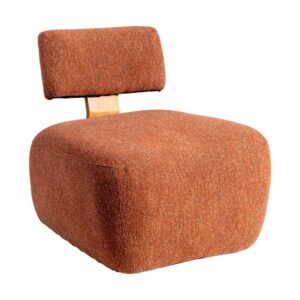 Sillón Jaspeado Teja de Plywood y Poliester 60x72x64,5 cm