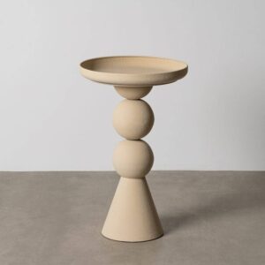 Mesita de Metal Blanco 41 x 41 x 67 cm