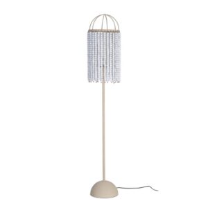 Lámpara de Suelo Blanca de Hierro DM-Metal 25,5 x 25,5 x 155 cm