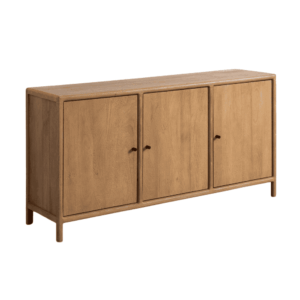 Aparador Natural de Madera de Mango - 160x40x80 cm - Colección Macarella