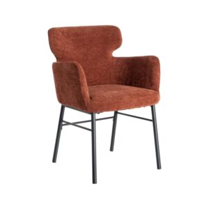 Silla Burdeos Tejido-Metal 59,5x62,5x86 cm, No Apilable, EN16139