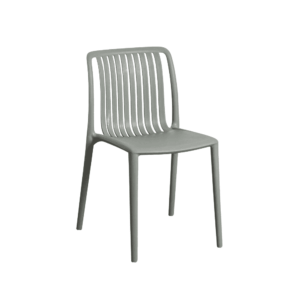 Silla Apilable Verde de Polipropileno para Exterior 47x51x77,5 cm