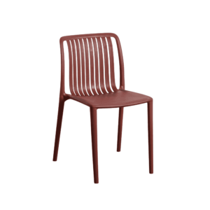 Silla Apilable Granate de Polipropileno 47x51x77,5 cm