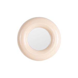 Espejo Beige de Metal 49x5 cm con Anclaje y Medida Interior 25 cm