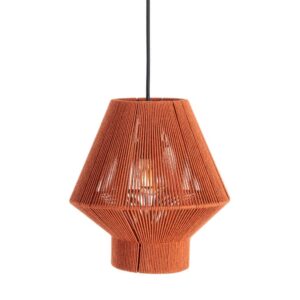 Lámpara de Techo Teja de Cuerda de Papel E27 25,5x25,5x26 cm