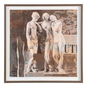 Cuadro Impresión Metacrilato Lienzo Tres Gracias 104x4,7 cm