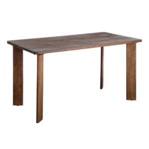 Mesa de Madera de Mango Marrón 145x80x75 cm, Requiere Montaje