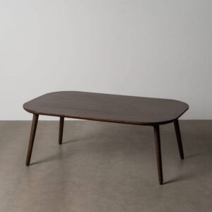 Mesita de Madera de Mango Marrón Oscuro 115x70x43 cm, Requiere Montaje