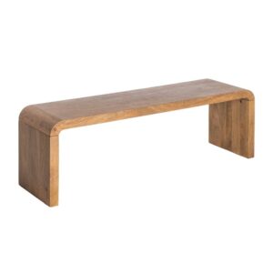 Mesa Centro Natural de Madera de Mango 147,5x40x45 cm - Requiere Montaje
