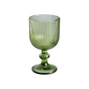 Copa Verde de Cristal Soda-Lime 8x8x14,3 cm - Apto Lavavajillas