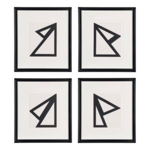 Cuadro Abstracto Pintura Acrílica 44x50 cm Madera y Cristal Pintado a Mano