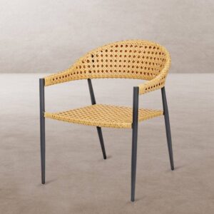 Butaca de Diseño Niva | Aluminio Color Grafito - Estilo Lounge