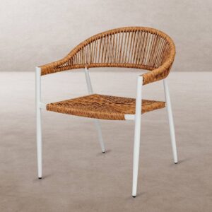 Butaca de Exterior Neska | Diseño Moderno Color Blanco