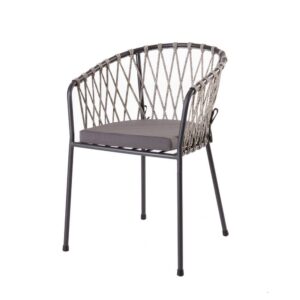 Silla de Diseño Myra | Polipropileno Color Grafito