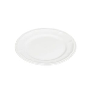 Plato de Postre Smart de Porcelana Blanco 20x20 cm, Apto Lavavajillas y Microondas