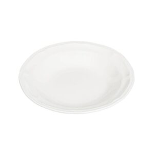 Plato Hondo Smart de Porcelana Blanca 22x22x4 cm, Apto Microondas y Lavavajillas