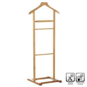 Galán de Noche Roble Álamo y Abedul 48x36x107 cm - Soporta 10 kg