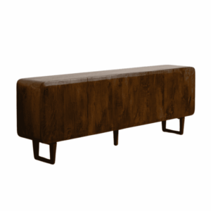 Aparador Marrón de Madera de Mango de 234 cm - Diseño Elegante y Funcional para Salones y Comedores
