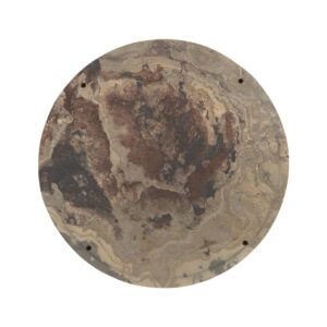 Aplique de Pared Beige de Piedra y Hierro - Iluminación de 46 cm, Casquillo G9, 220-240V, Estilo Moderno