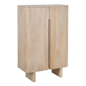 Armario Blanco de Madera de Mango "Batel" 90x40x138 cm - Elegancia y Funcionalidad para tu Hogar